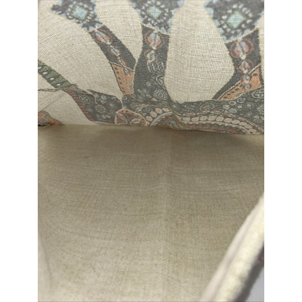 Elephant Pillow canvas Cover 17”x 16.5”  Safari Zip Decorative No brand NEW - Picture 3 of 10